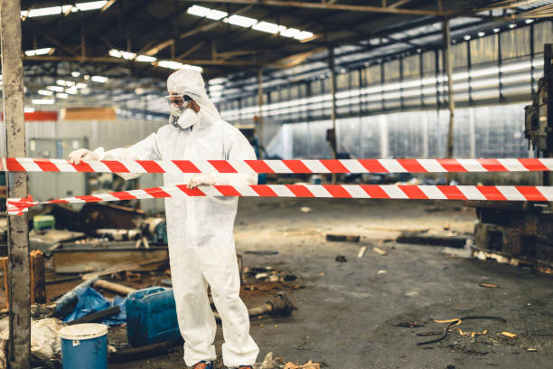 Professional Biohazard technician working in Union City, NJ